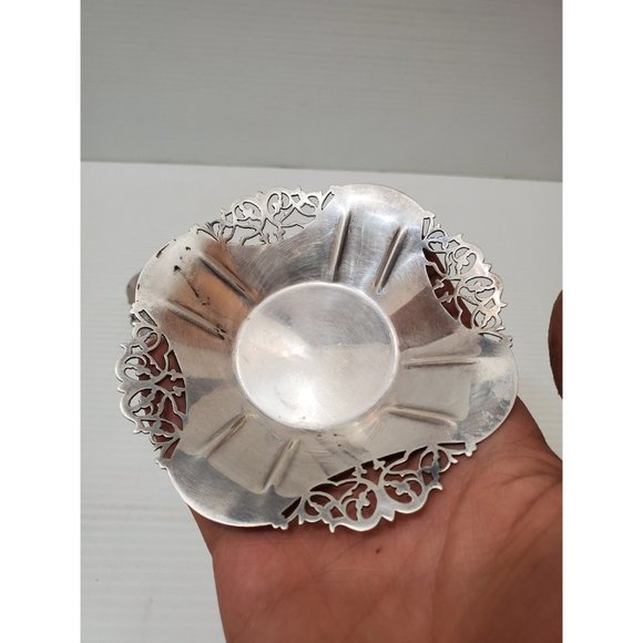 Set of 2 Vintage metal Coasters Coaster , Host Hostess Gift, Dinner Part… - Picture 4 of 10